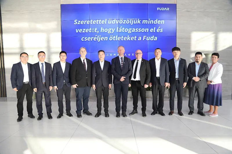 Delegation des Bürgermeisters von Szentes, Ungarn, besucht Fudar Alloys zum Austausch