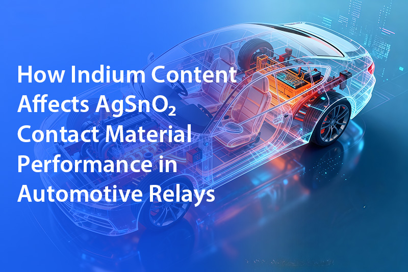 Wie der Indiumgehalt die Leistung von AgSnO₂-Kontaktmaterialien in Kfz-Relais beeinflusst