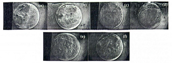 Vergleich der Kontaktoberflächenmorphologie nach simuliertem elektrischen Leistungstest